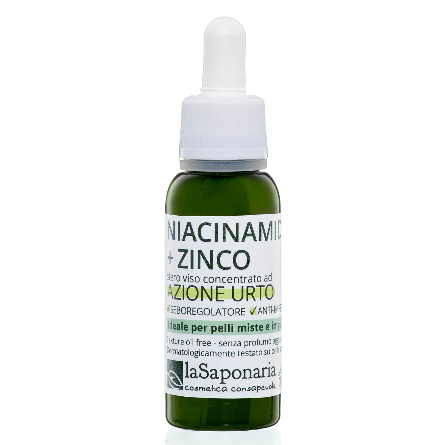 Niacinamide + Zinco – Siero Viso Azione Urto Bio