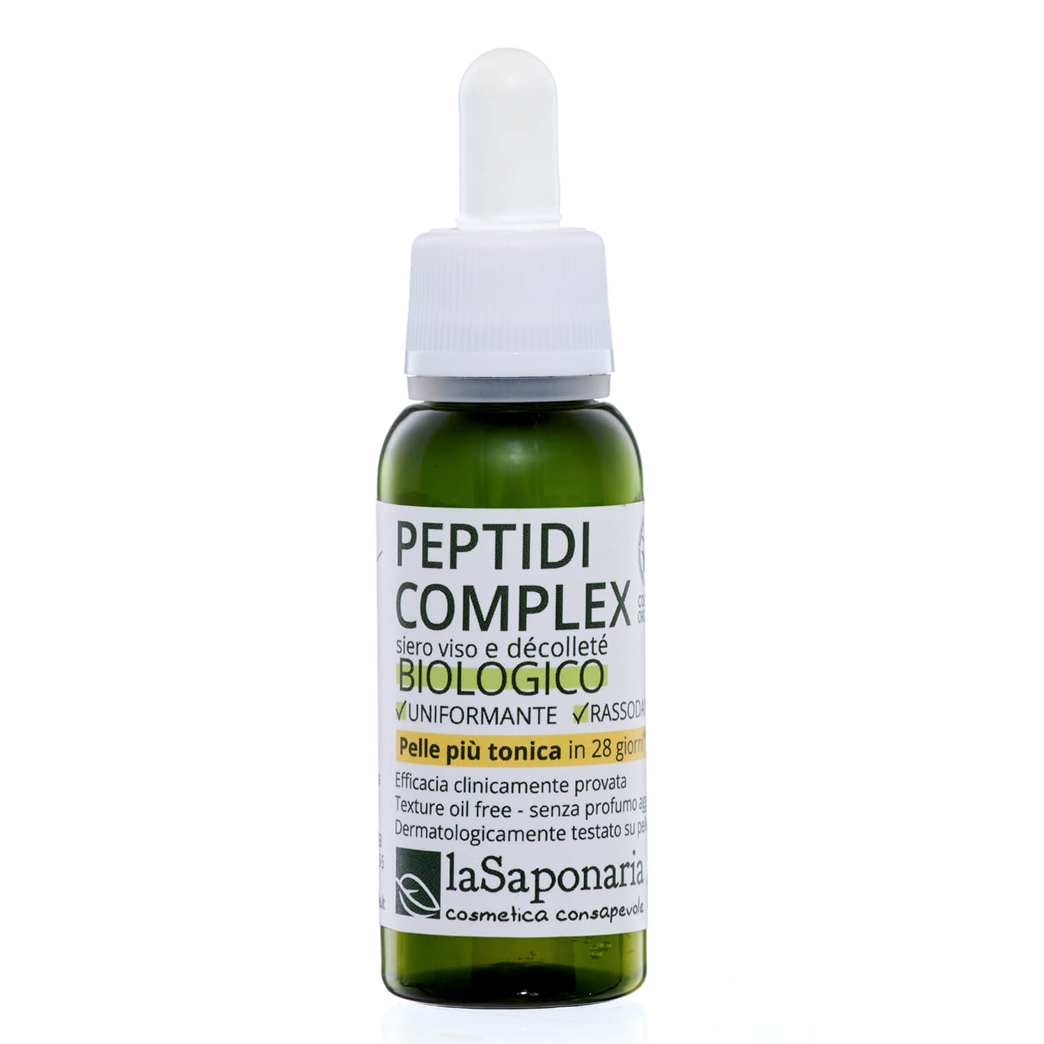 Peptidi Complex con Sacha Inchi – Siero Viso e Décolleté Bio