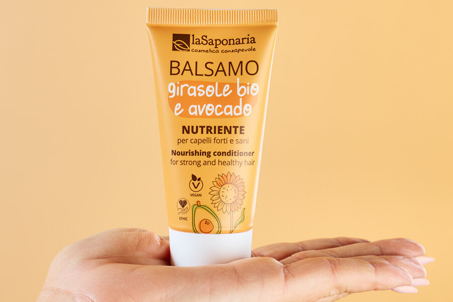 Balsamo nutriente Girasole Bio e Avocado – Travel Size 30ml