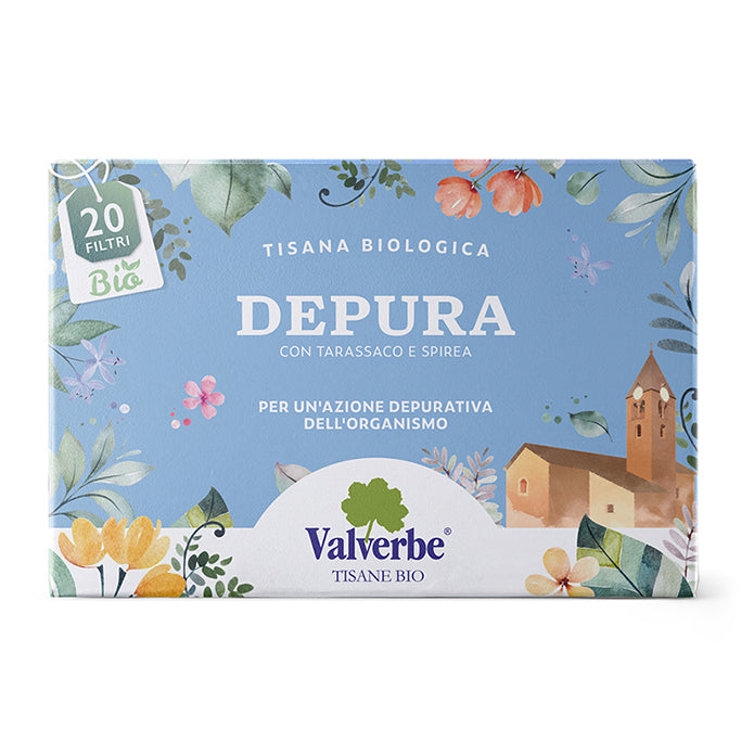 Tisana Biologica Depura – Valverbe – 30g – 20 Filtri