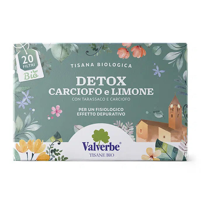 Tisana Detox Carciofo e Limone – Valverbe – 30g – 20 Filtri