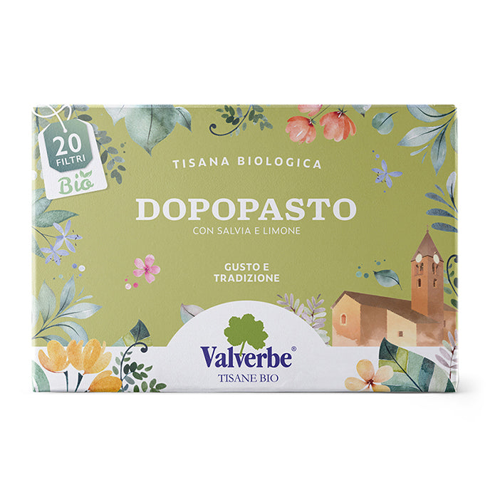 Tisana Biologica Dopopasto – Valverbe – 30g – 20 Filtri