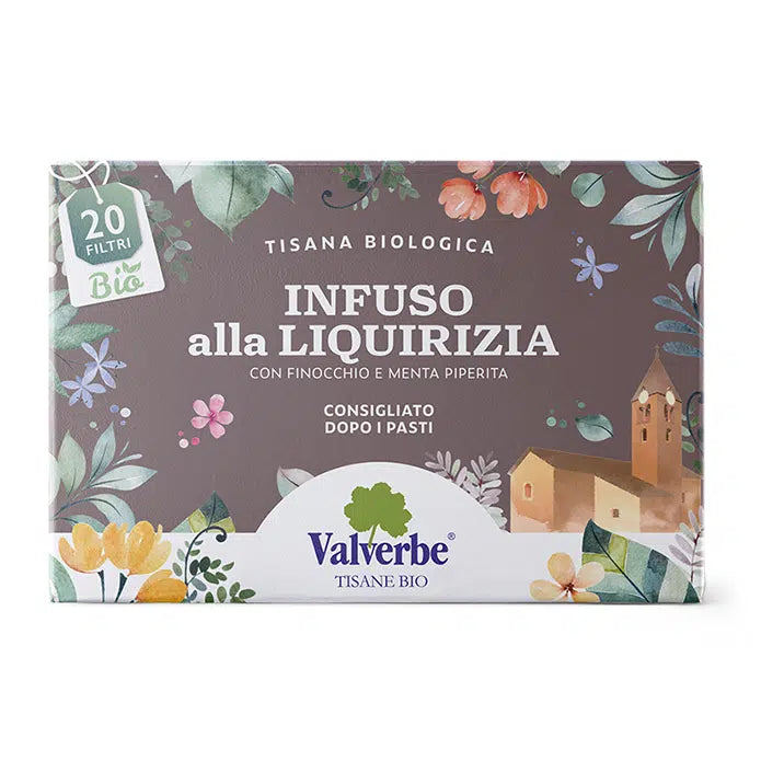 Infuso alla Liquirizia Biologico – Valverbe – 30g – 20 Filtri